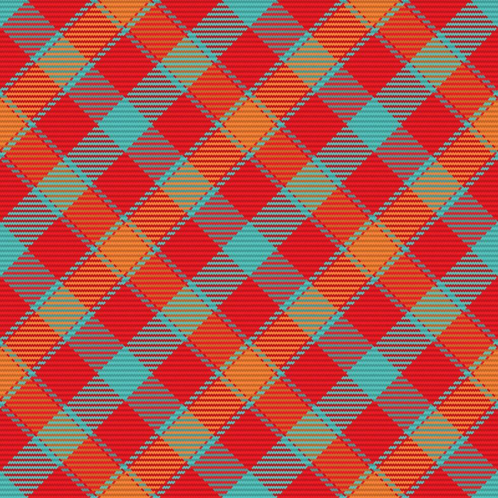 Seamless pattern of scottish tartan plaid. Repeatable background with check fabric texture. Vector backdrop striped textile print.