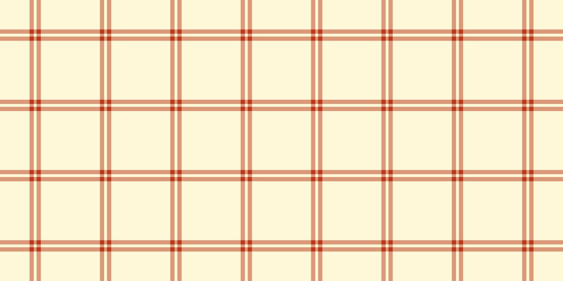 Customer background check vector, 1940s pattern fabric plaid. Tweed tartan texture textile seamless in orange and cornsilk colors. vector