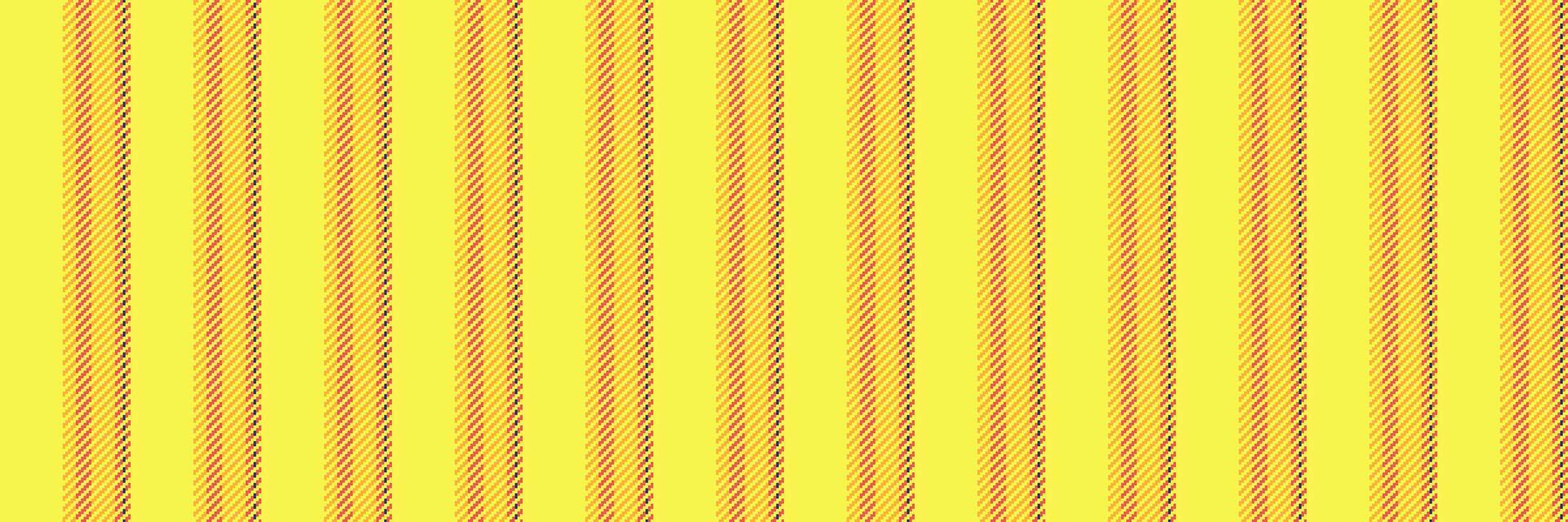 Gold background vertical vector, veil stripe textile lines. Service pattern fabric seamless texture in yellow and amber colors. vector