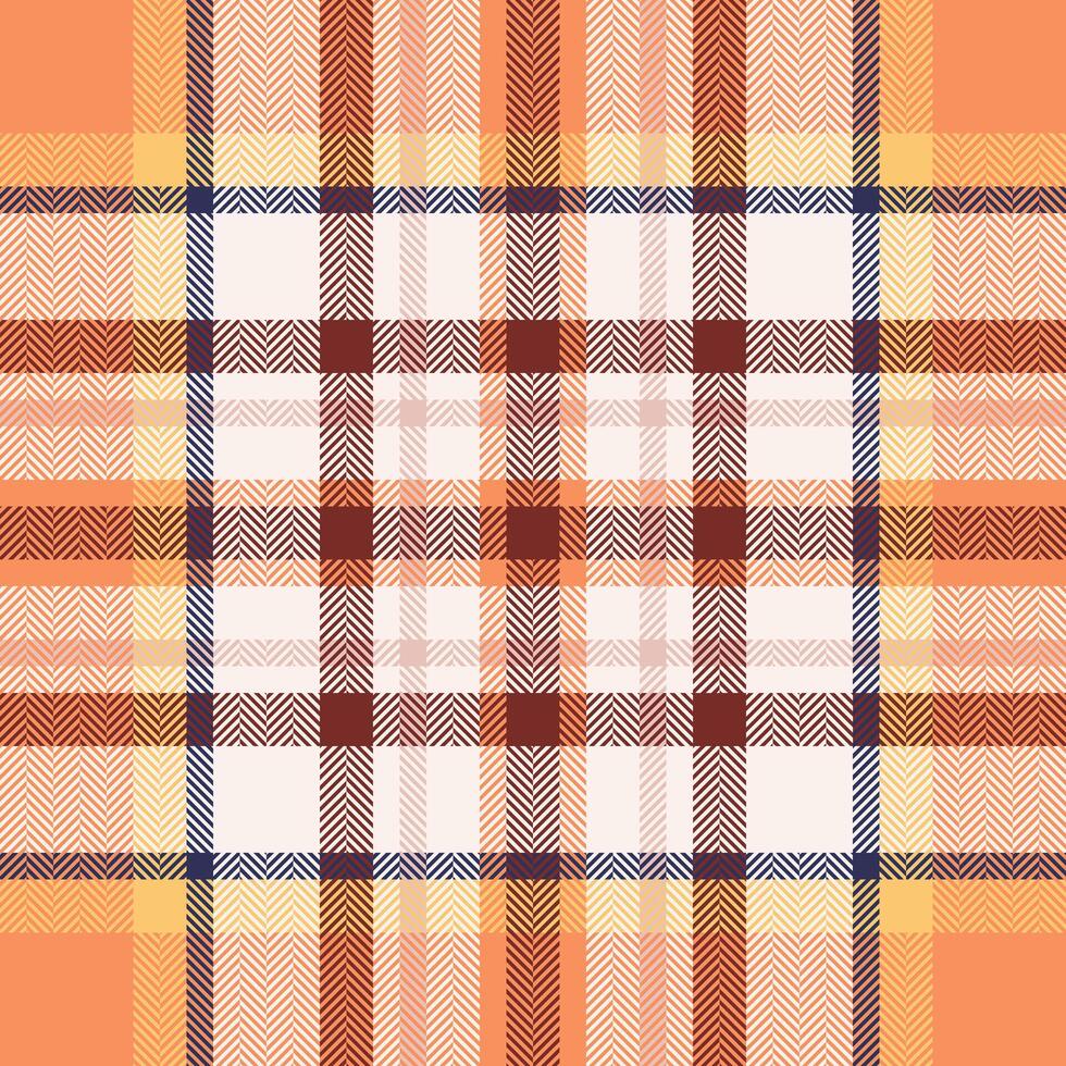Plaid check pattern. Seamless fabric texture. Tartan textile print. vector