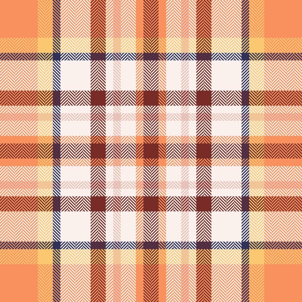 Plaid check pattern. Seamless fabric texture. Tartan textile print. vector