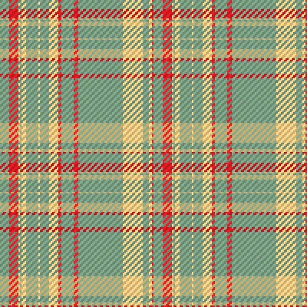 Seamless pattern of scottish tartan plaid. Repeatable background with check fabric texture. Vector backdrop striped textile print.