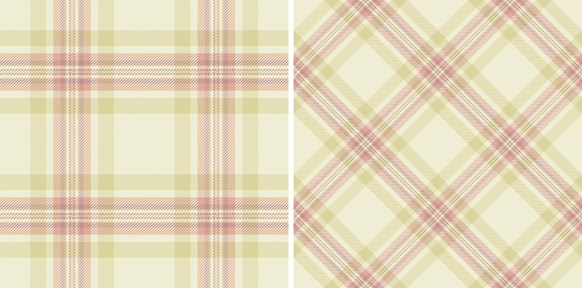 Textile background fabric of check vector texture with a pattern plaid tartan seamless.