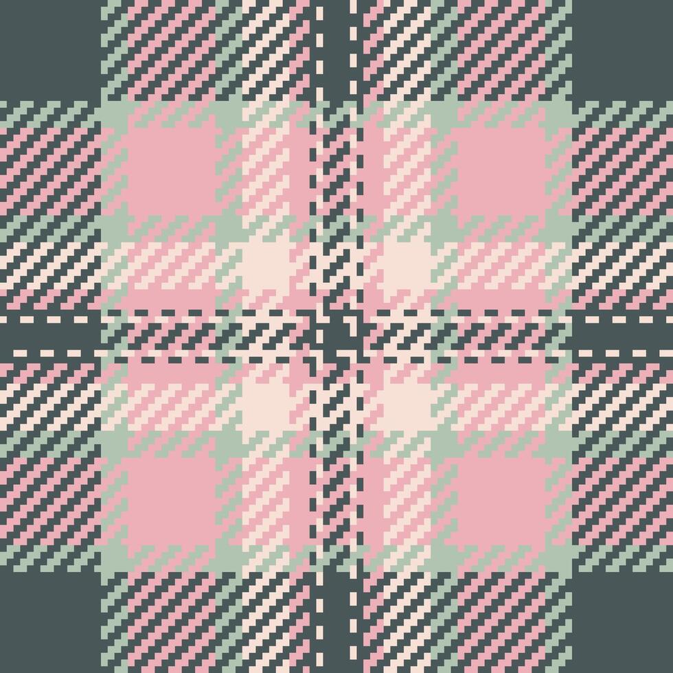 Textile design of textured plaid. Checkered fabric pattern swatch for shirt, dress, suit, wrapping paper print, invitation and gift card. vector