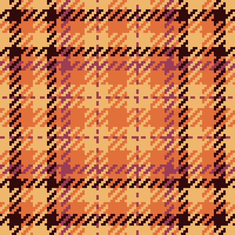 Textile design of textured plaid. Checkered fabric pattern swatch for shirt, dress, suit, wrapping paper print, invitation and gift card. vector