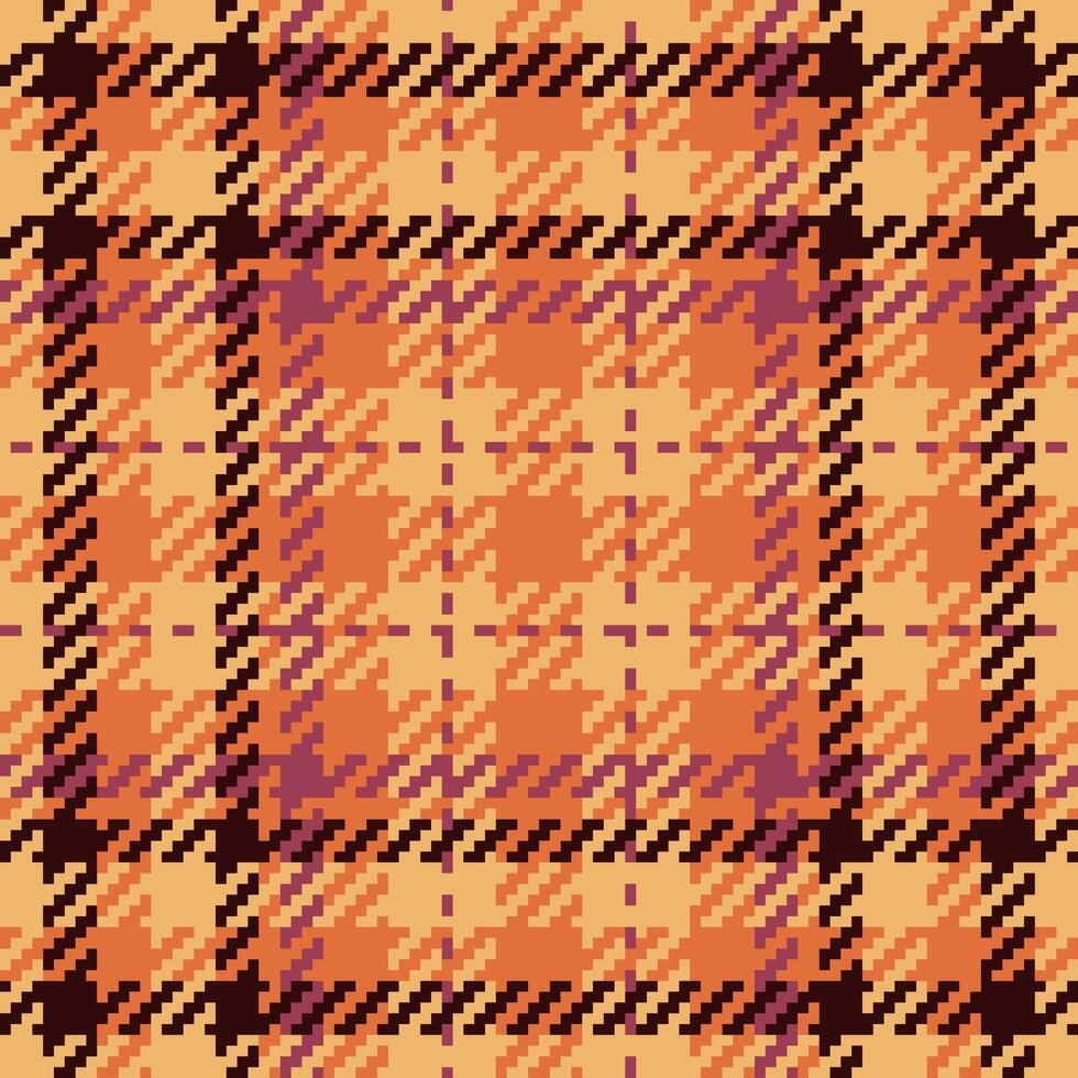 Textile design of textured plaid. Checkered fabric pattern swatch for shirt, dress, suit, wrapping paper print, invitation and gift card. vector