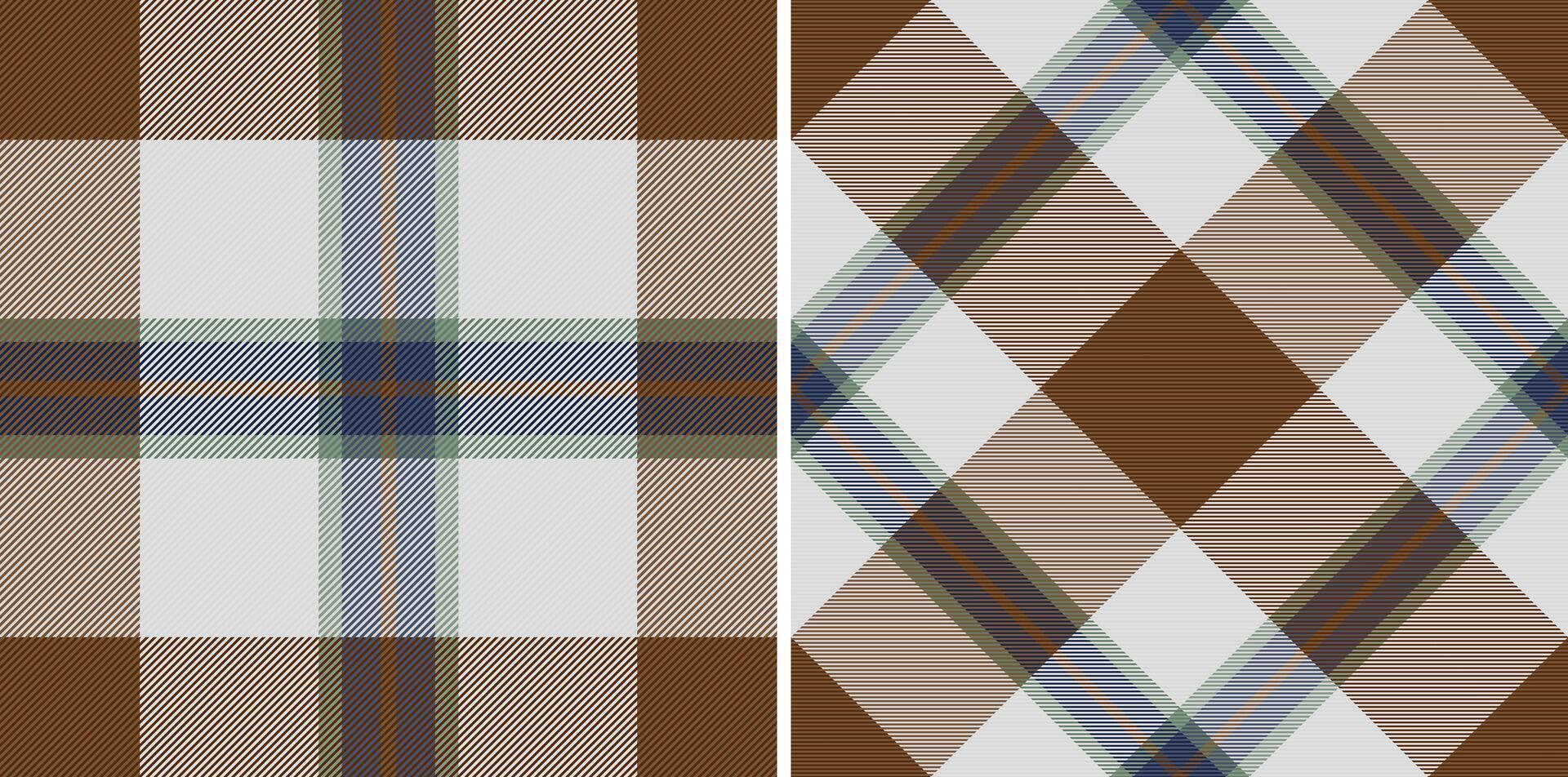 Seamless pattern plaid of background check tartan with a textile fabric vector texture.