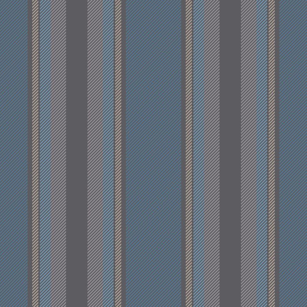 Vertical lines stripe pattern in blue. Vector stripes background fabric texture. Geometric striped line seamless abstract design.