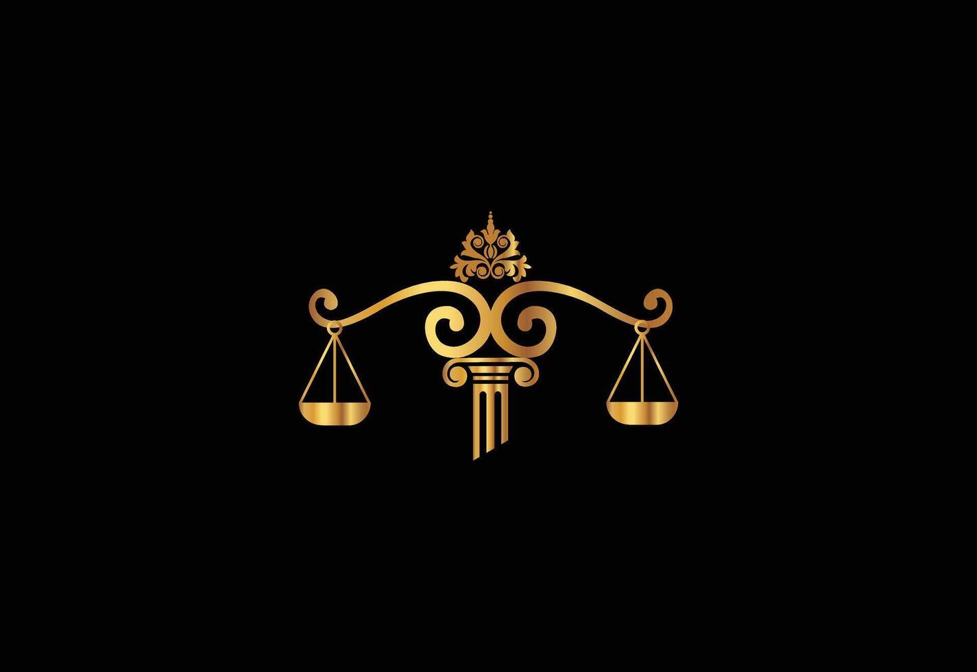 Low firm logo  vector template, Justice logo, Equality, judgement logo vector illustration