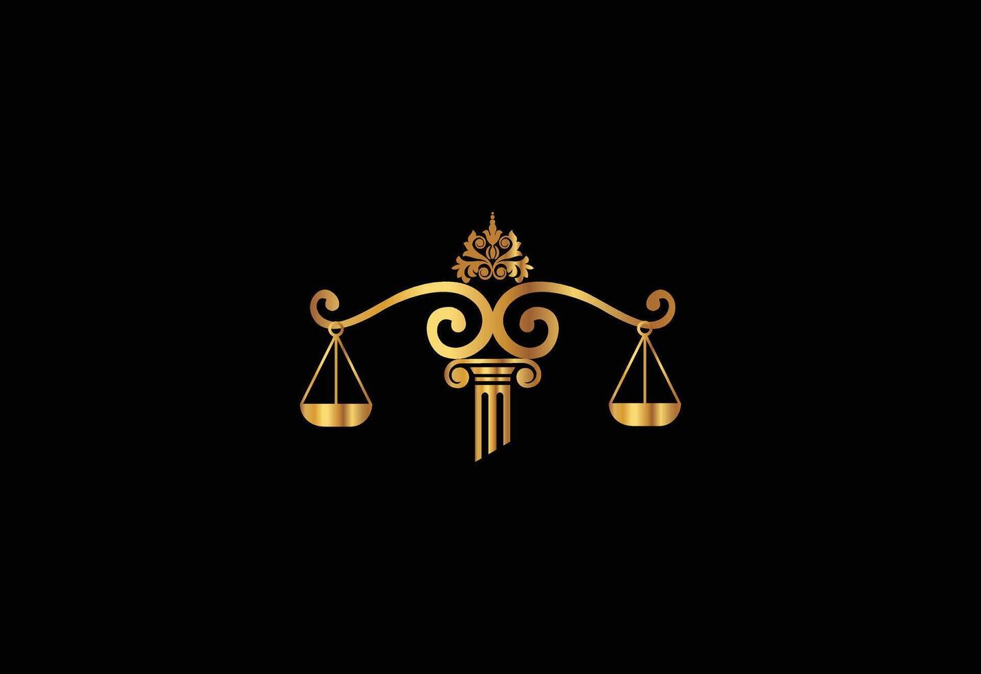 Low firm logo  vector template, Justice logo, Equality, judgement logo vector illustration
