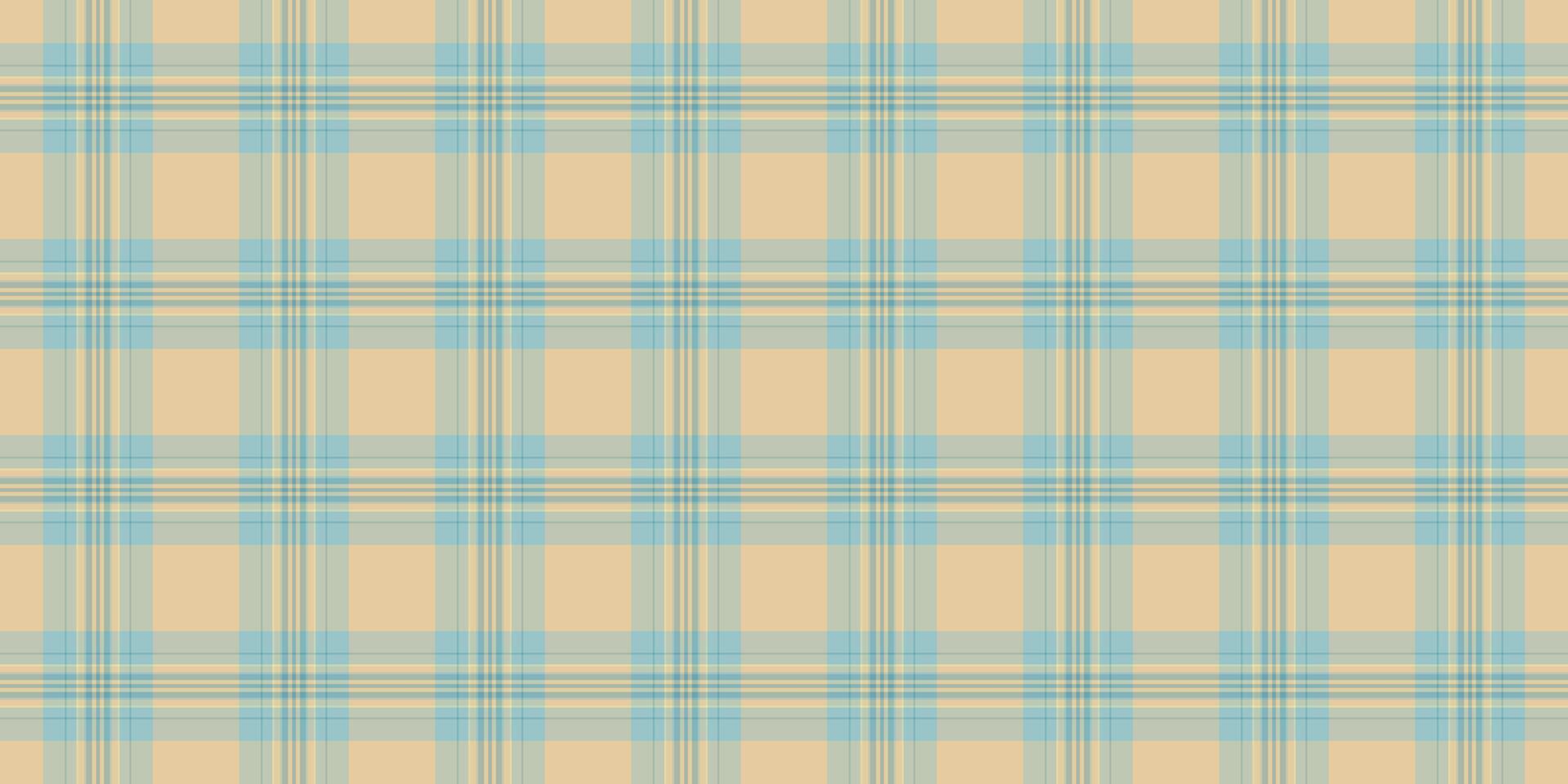 Free vector texture textile, korean check plaid background. Rich tartan seamless fabric pattern in pastel and amber colors.