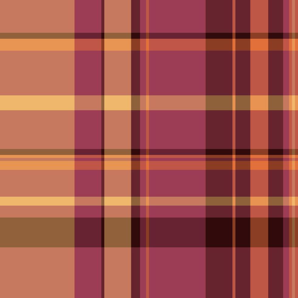 Fabric check pattern of vector seamless tartan with a plaid background textile texture.