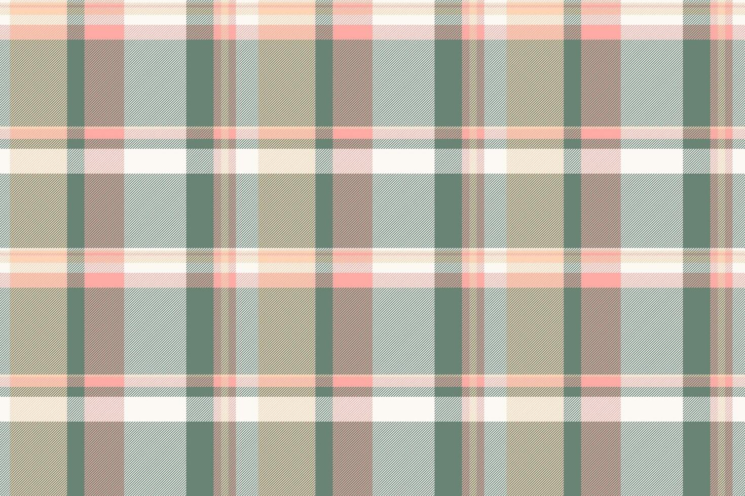 Fabric plaid textile of seamless tartan vector with a pattern check texture background.