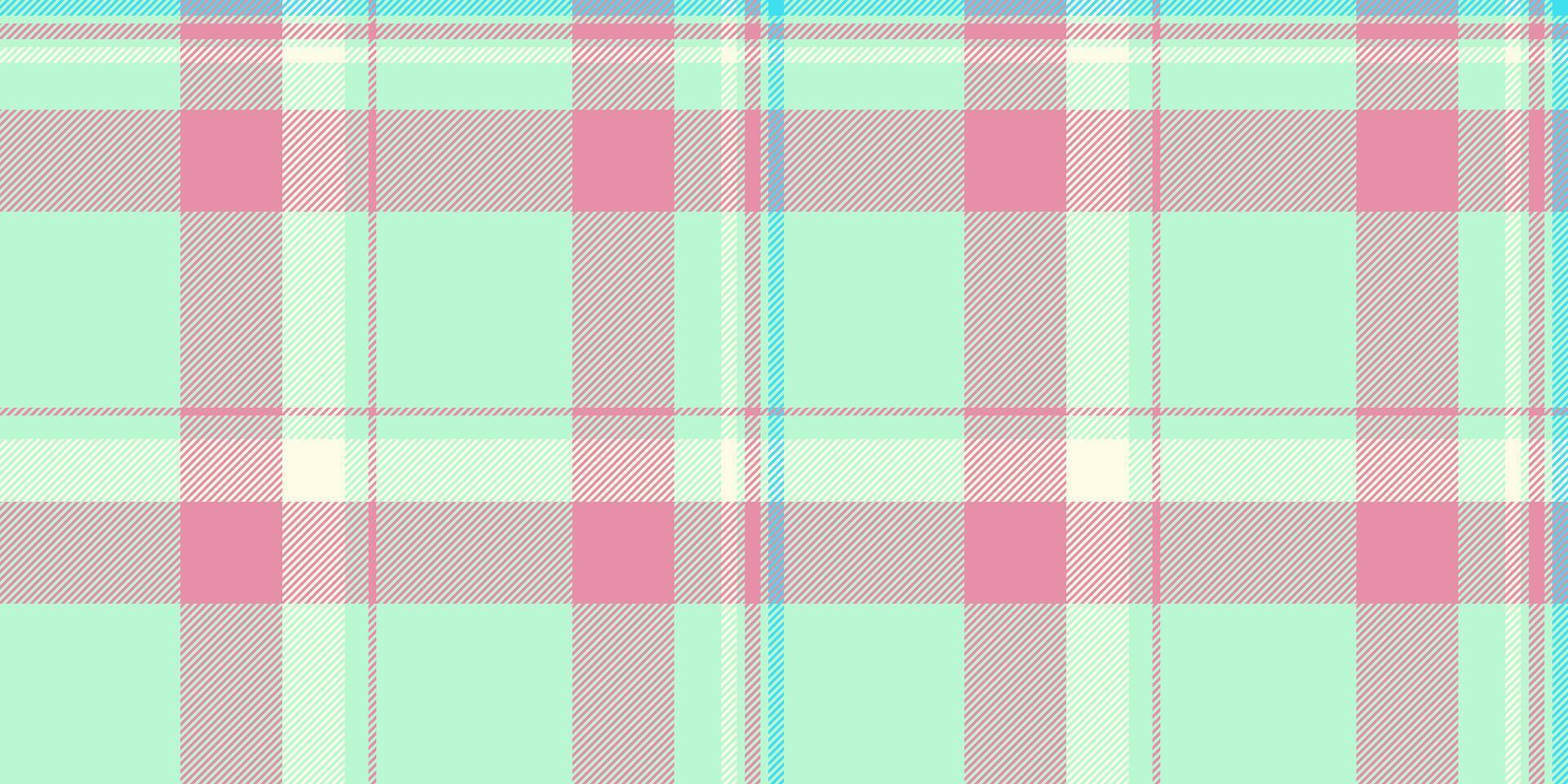 Picture seamless tartan texture, model background pattern fabric. Cozy check plaid vector textile in light and red colors.