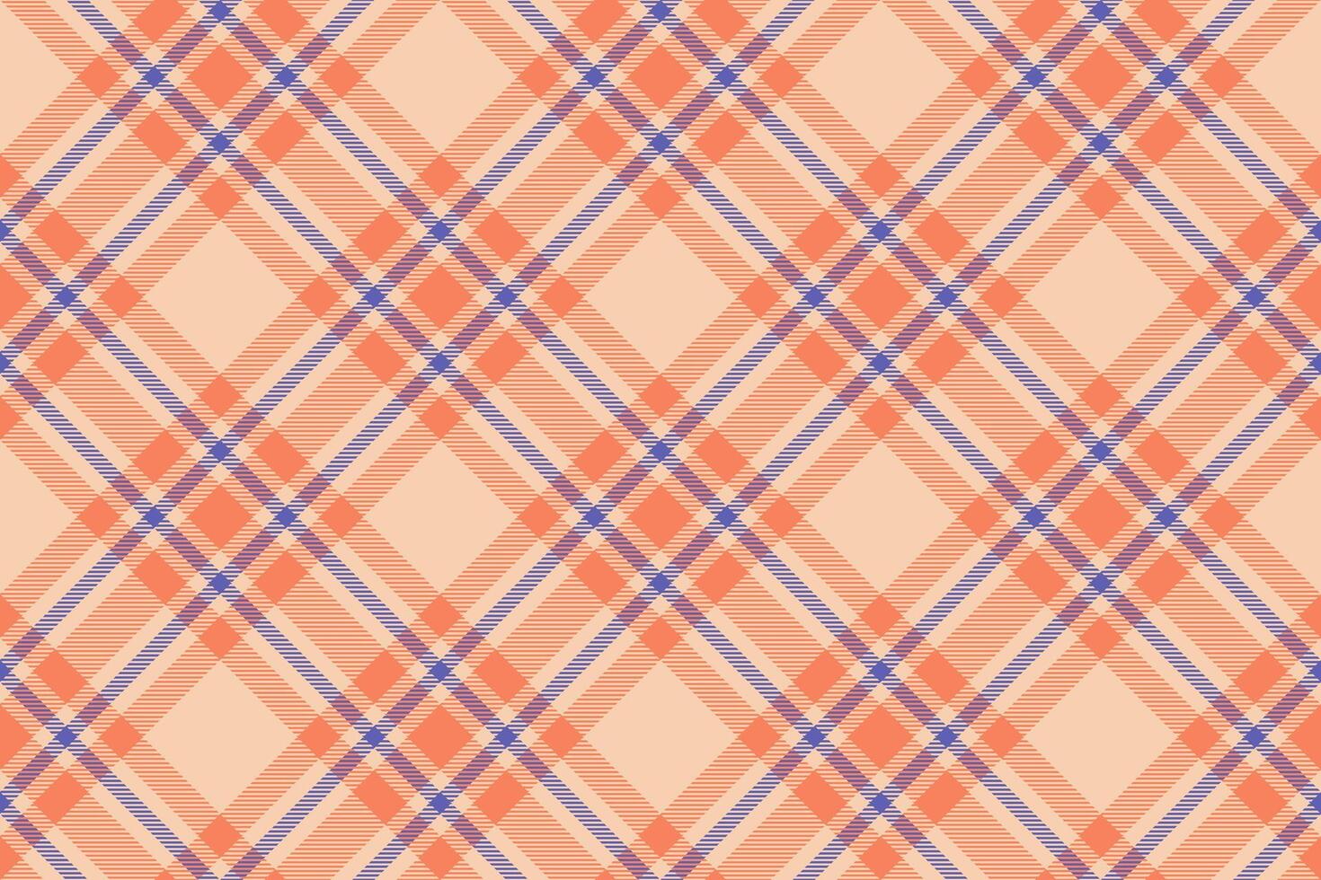 Tartan plaid background, diagonal check seamless pattern. Vector fabric texture for textile print, wrapping paper, gift card, wallpaper.