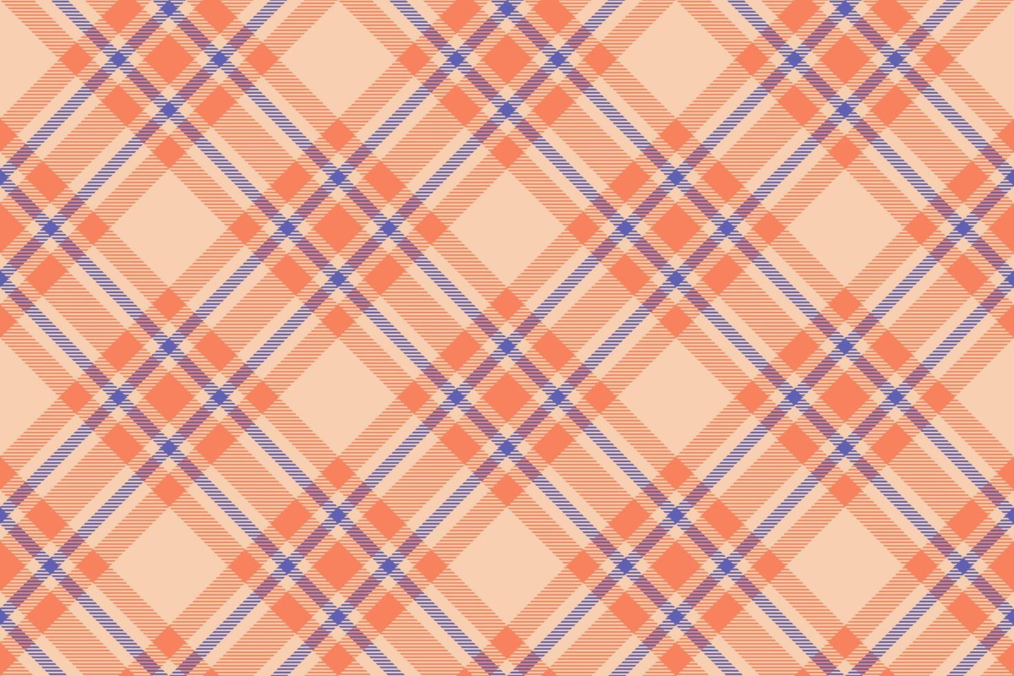 Tartan plaid background, diagonal check seamless pattern. Vector fabric texture for textile print, wrapping paper, gift card, wallpaper.