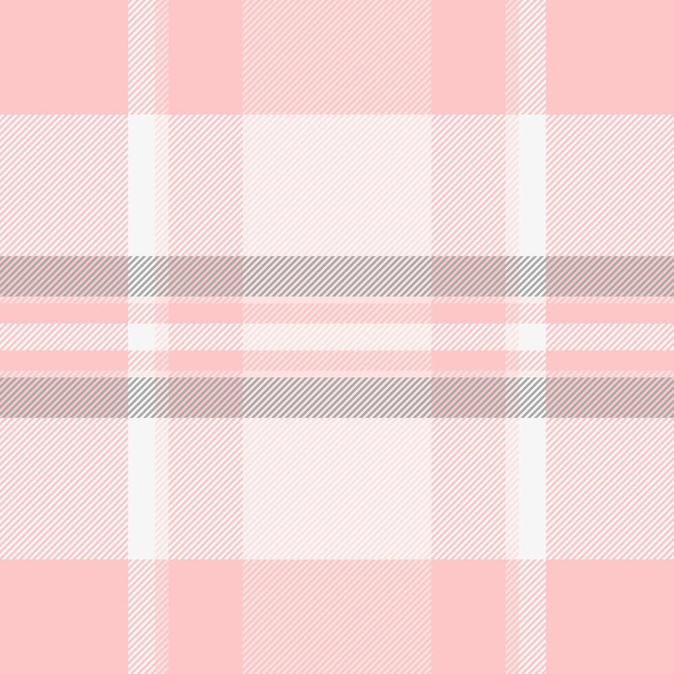 Check seamless background of pattern plaid fabric with a textile tartan texture vector. vector