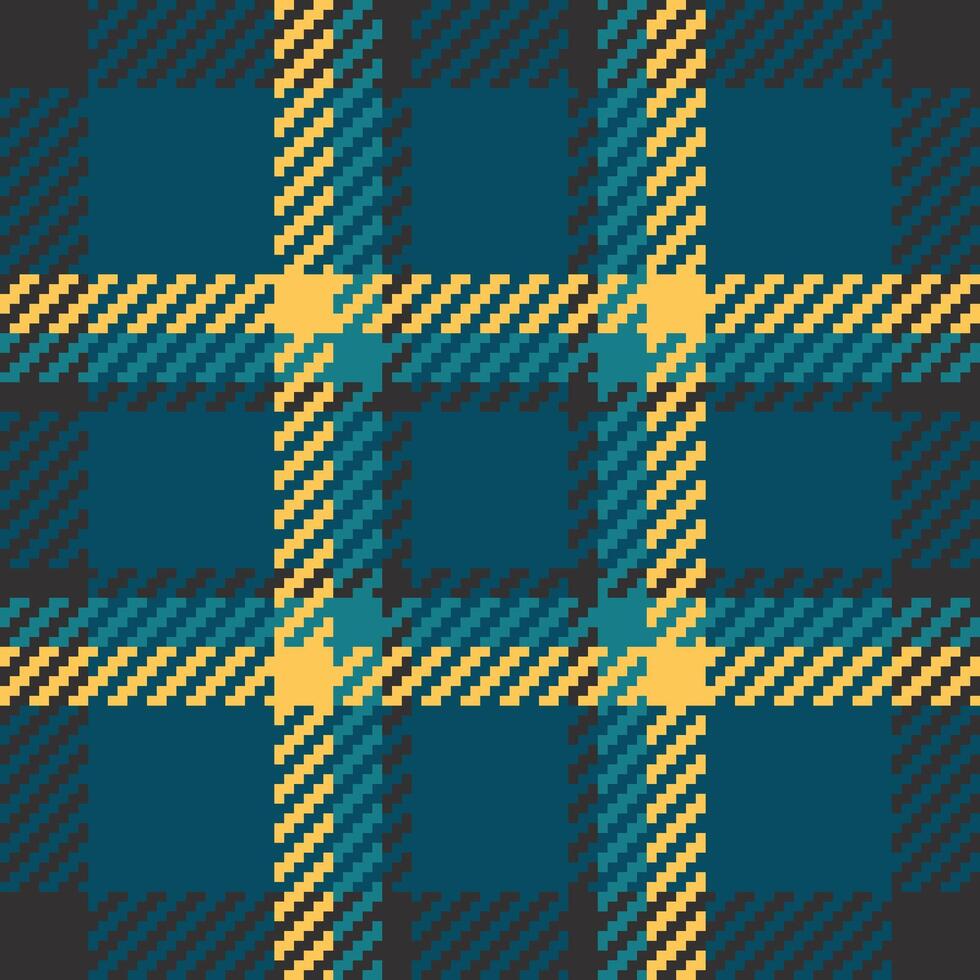 Textile design of textured plaid. Checkered fabric pattern swatch for shirt, dress, suit, wrapping paper print, invitation and gift card. vector