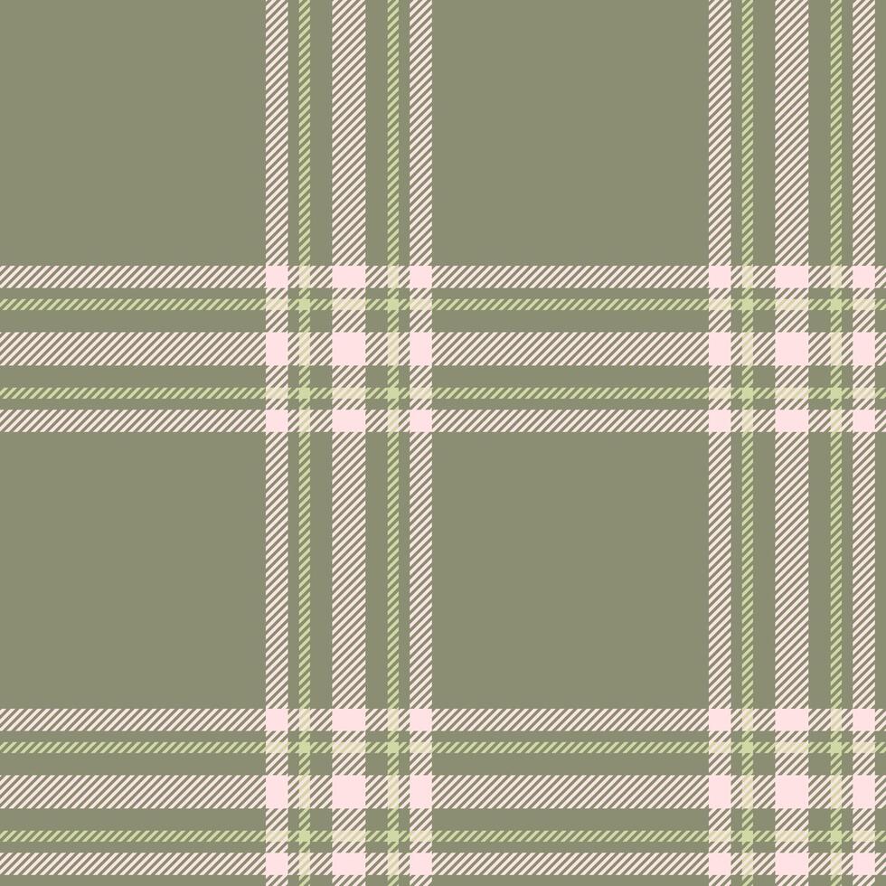 Plaid seamless pattern. Check fabric texture. Vector textile print.