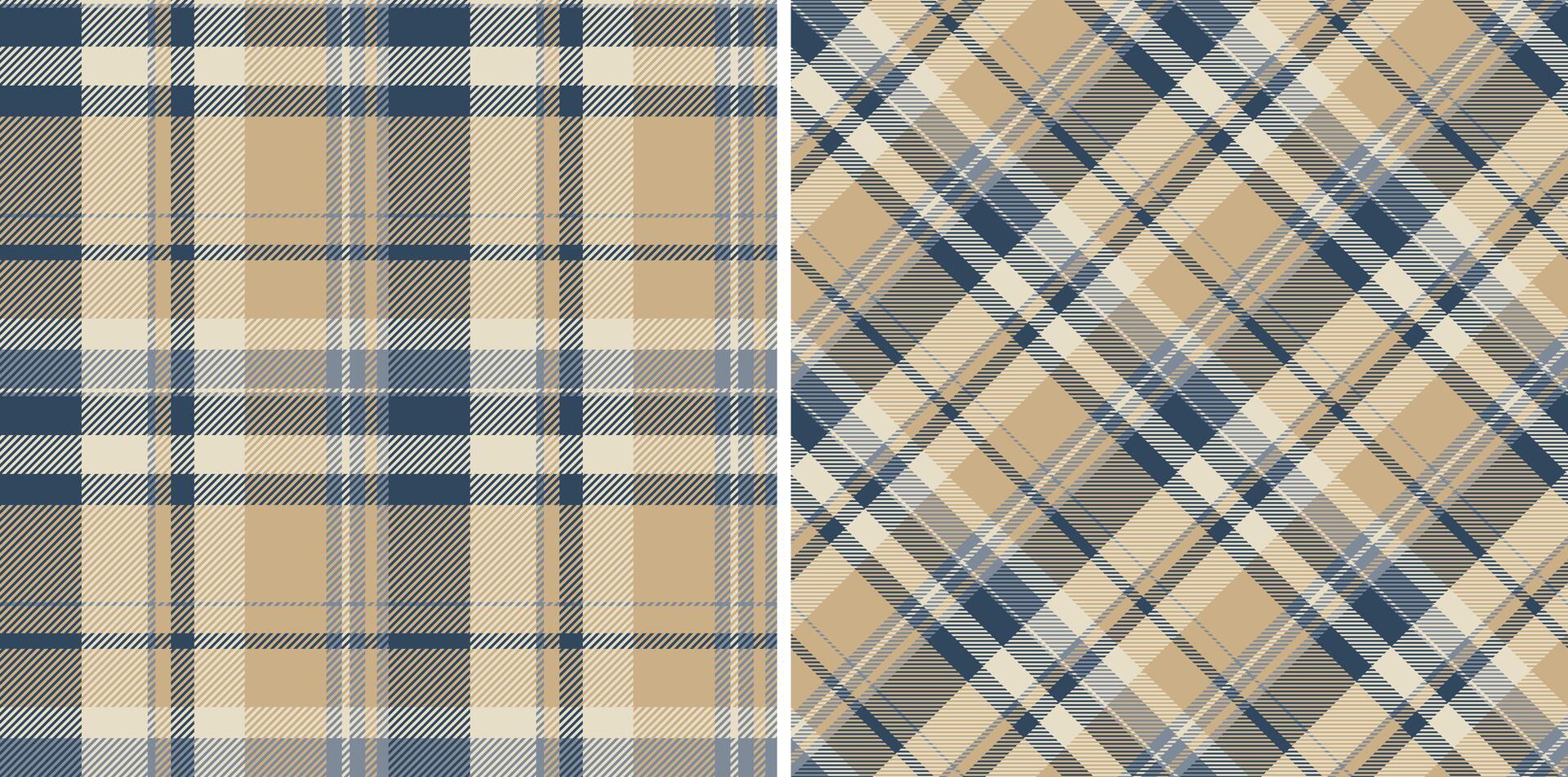 Texture textile check of vector background plaid with a fabric tartan pattern seamless. Set in warm colors. Garment industry trends.
