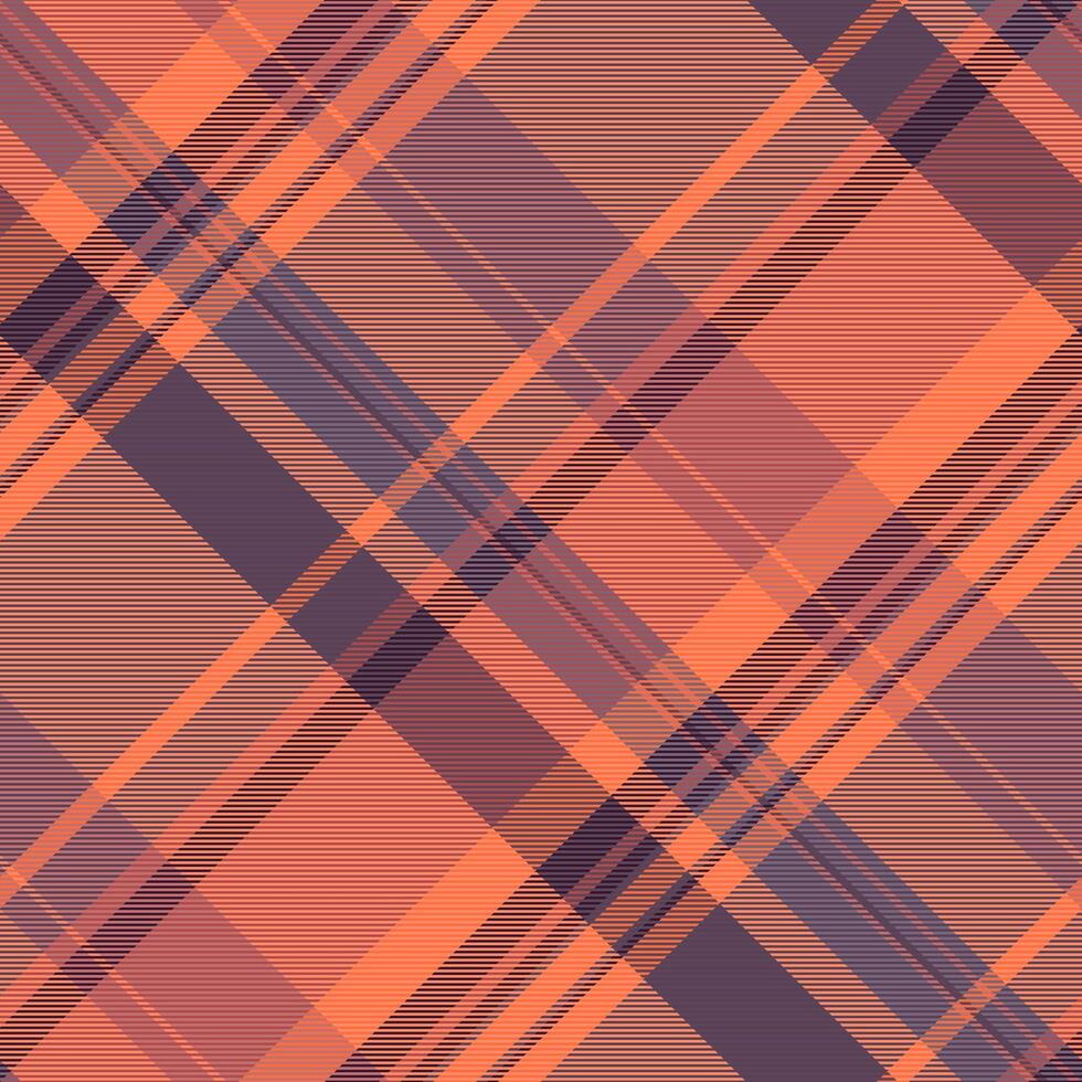 Club plaid texture check, repeating tartan textile vector. Backdrop fabric seamless pattern background in red and pastel colors. vector