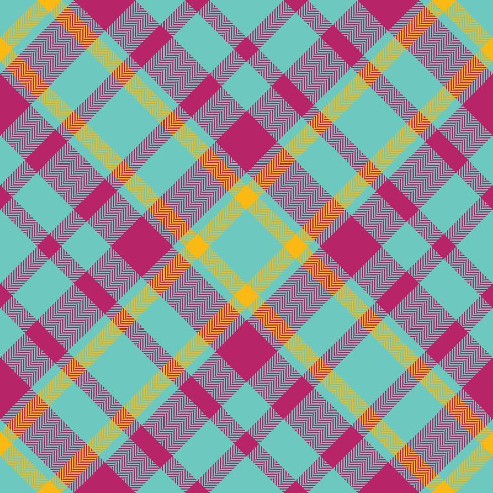 Plaid pattern vector. Check fabric texture. Seamless textile design for clothes, paper print. vector