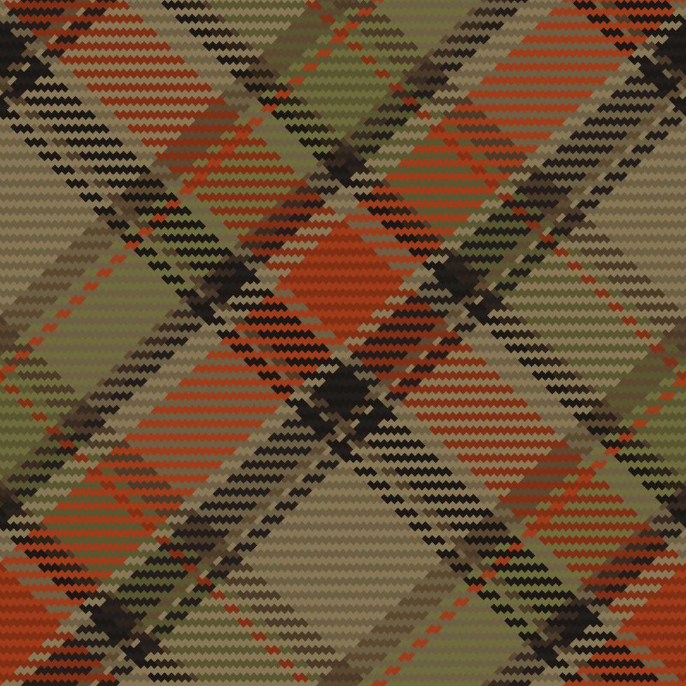 Seamless pattern of scottish tartan plaid. Repeatable background with check fabric texture. Vector backdrop striped textile print.