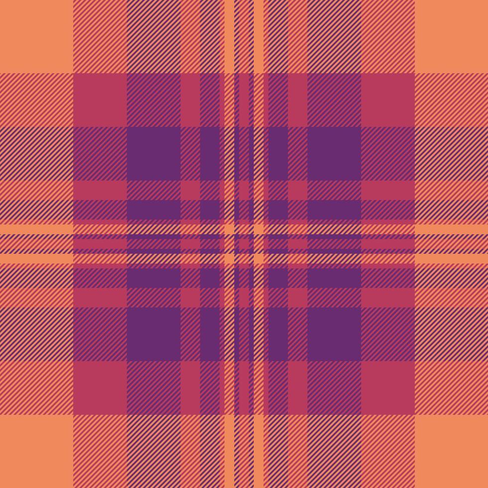 Pattern textile fabric of seamless texture tartan with a vector check plaid background.