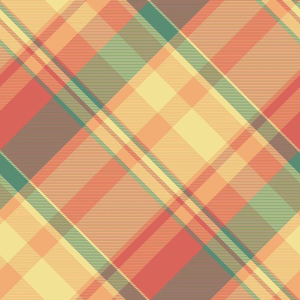 Pattern background texture of textile tartan check with a fabric plaid vector seamless.