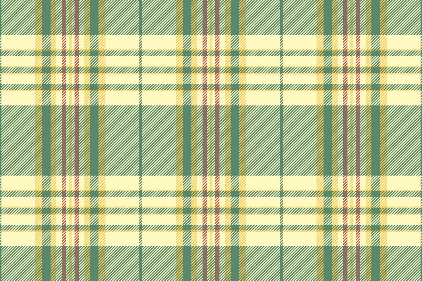 Trim textile background plaid, christmas card check tartan texture. Top seamless fabric pattern vector in green and light colors.