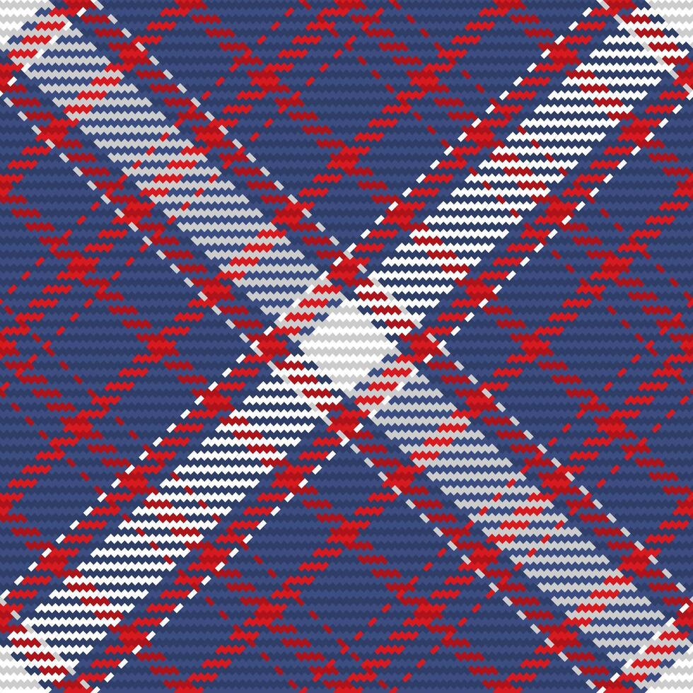 Seamless pattern of scottish tartan plaid. Repeatable background with check fabric texture. Vector backdrop striped textile print.