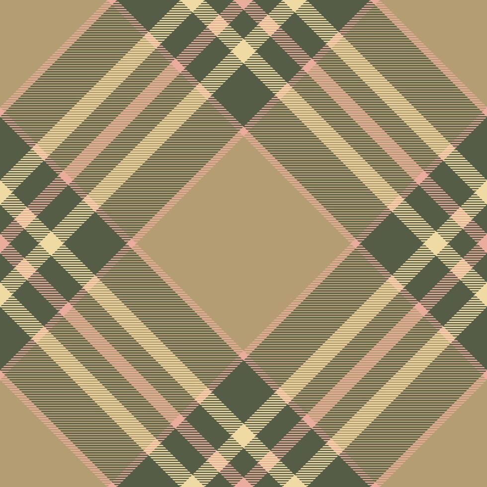 Fabric textile background of check vector texture with a seamless pattern tartan plaid.