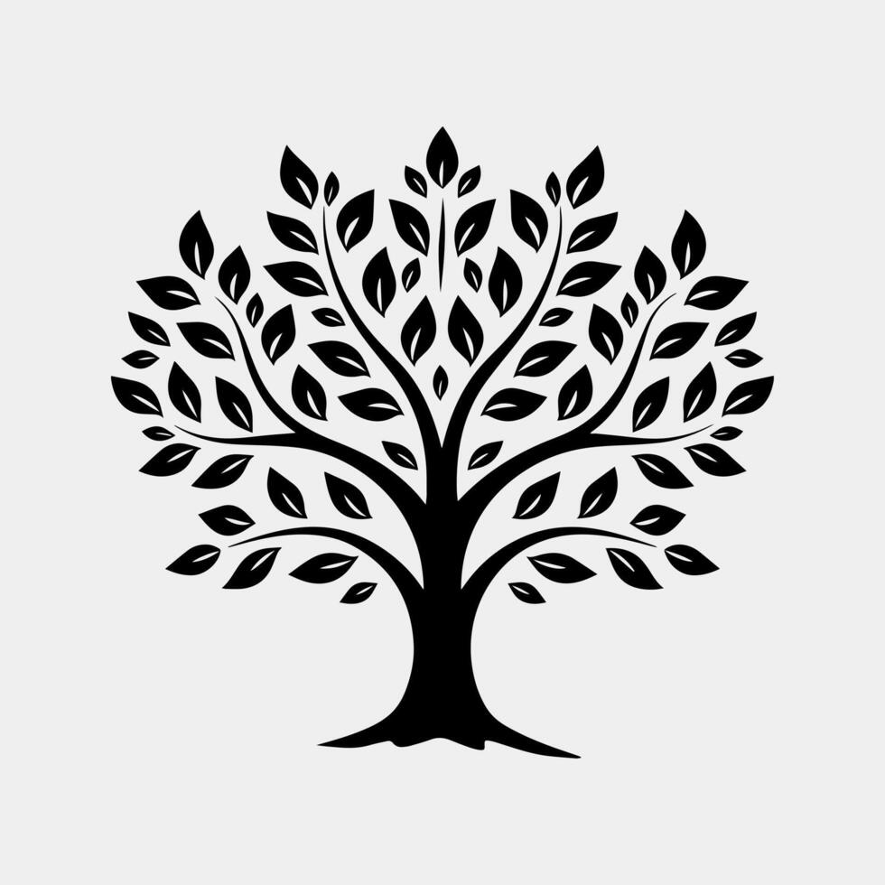 vector ilustración de árbol icono