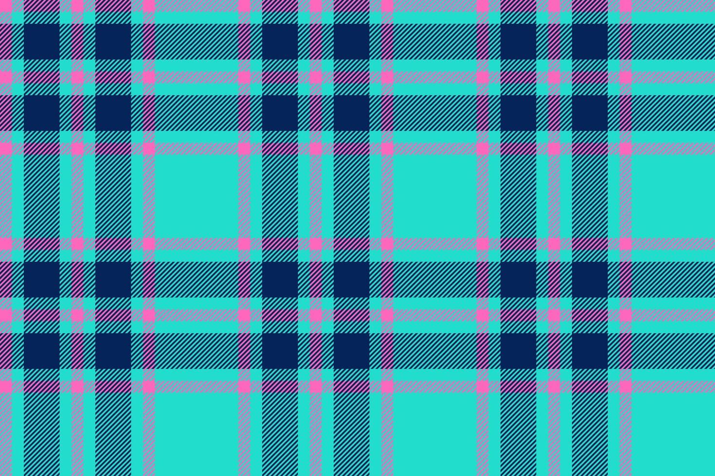 Plaid background, check seamless pattern in blue. Vector fabric texture for textile print, wrapping paper, gift card or wallpaper.