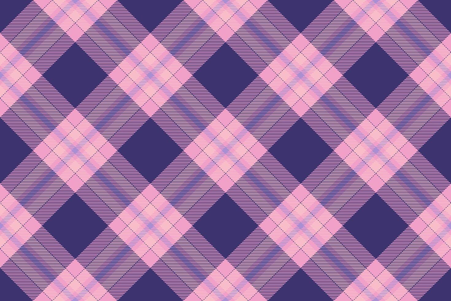 Tartan plaid background, diagonal check seamless pattern. Vector fabric texture for textile print, wrapping paper, gift card, wallpaper.