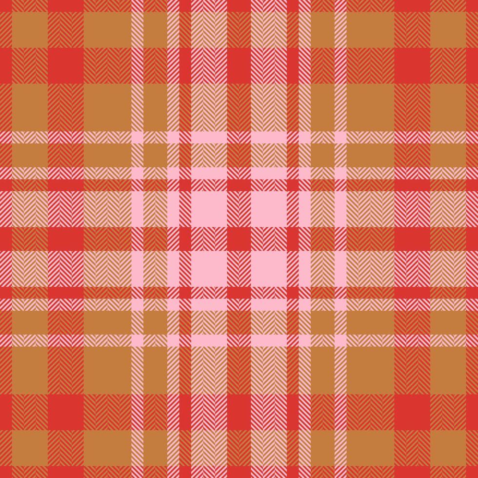 Plaid check pattern. Seamless fabric texture. Tartan textile print. vector