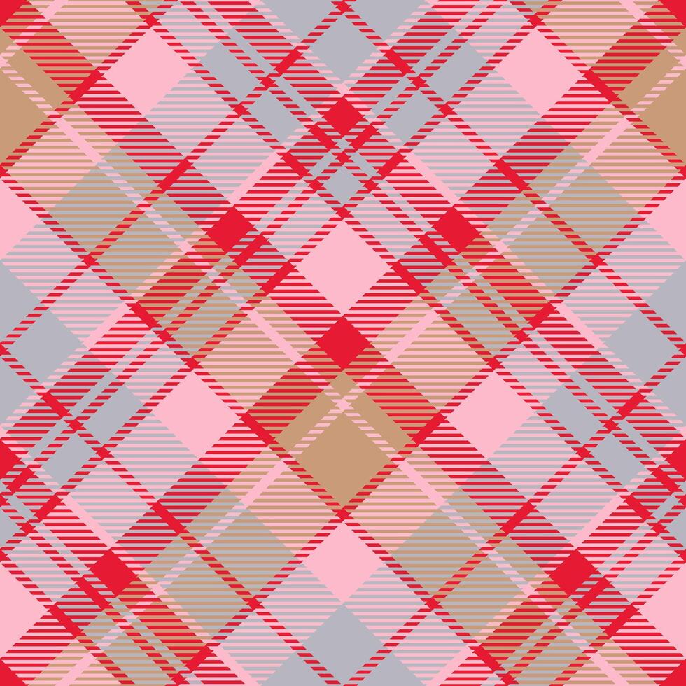 Plaid pattern vector. Check fabric texture. Seamless textile design for clothes, paper print. vector