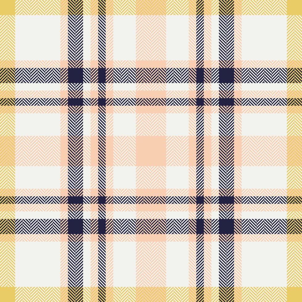Plaid check pattern. Seamless fabric texture. Tartan textile print. vector