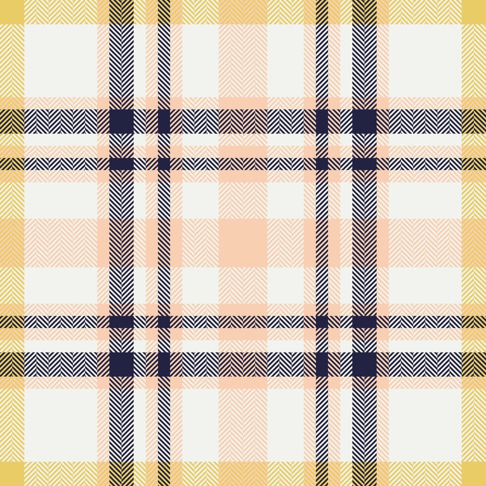 Plaid check pattern. Seamless fabric texture. Tartan textile print. vector