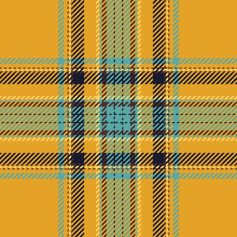 Plaid check pattern. Seamless fabric texture. Tartan textile print. vector