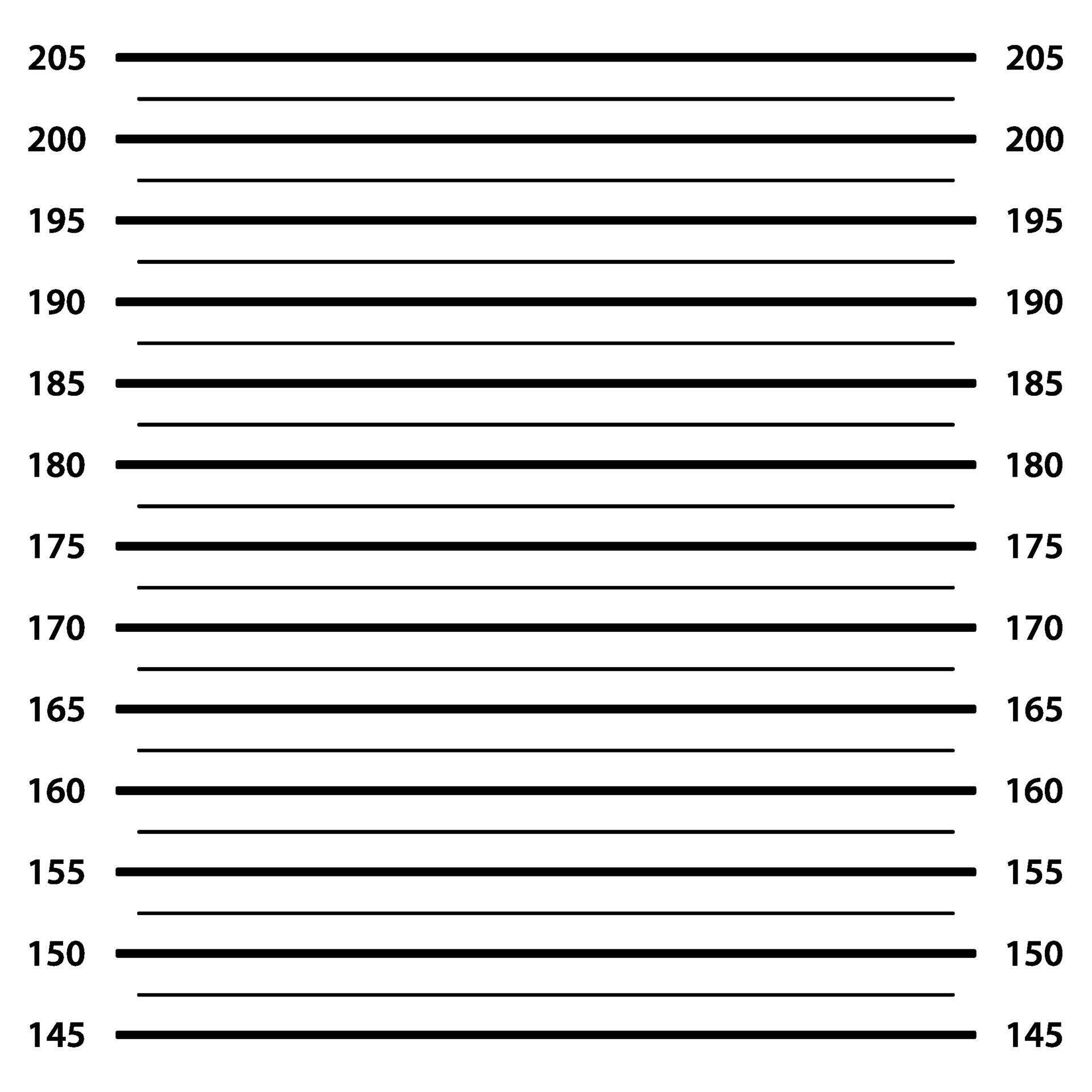 Mugshot Zone Tarrant County Photo zone mugshot with scale centimeters. Vector of identification by