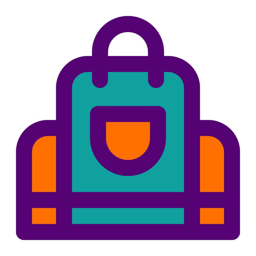 bag of education fill icon collections vector