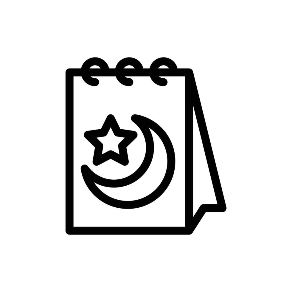 ramadan month icon or logo design isolated sign symbol vector illustration - high quality line style vector icon