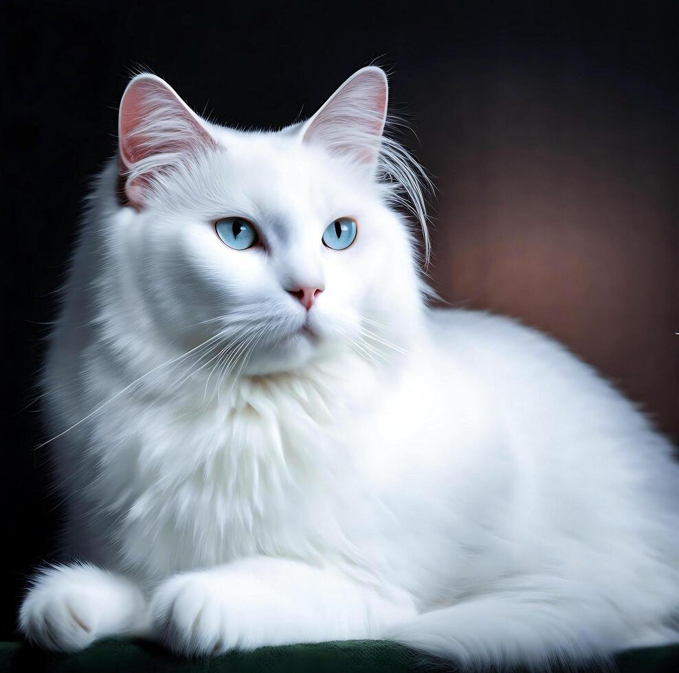 AI generated maine coon cat photo