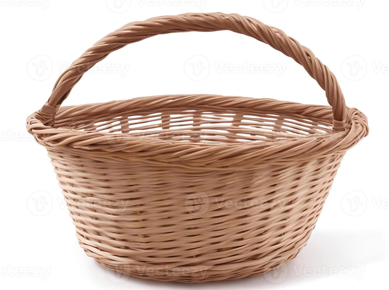 AI generated basket realistic side view image photo