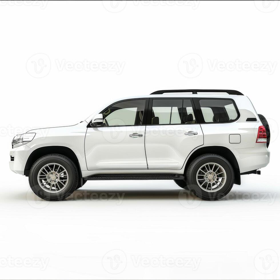 AI generated Car Isolated on white background photo