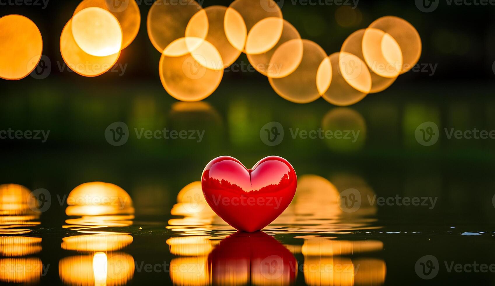 ai generado corazón fondo, hermosa antecedentes amar, romántico resumen fondo, corazón formas foto