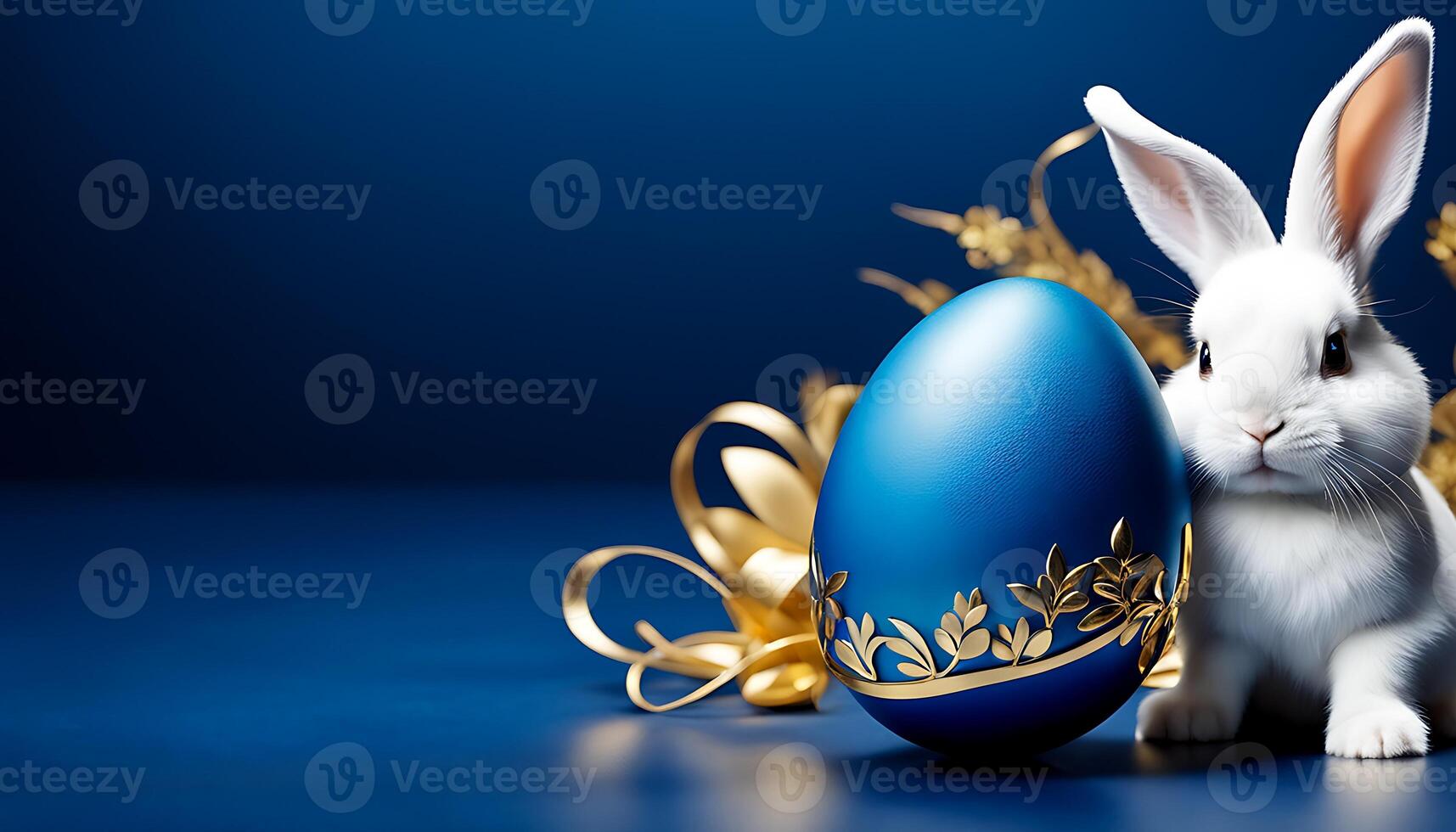 AI generated easter background ,easter eggs, happy easter , background space for text , easter copyspace template photo