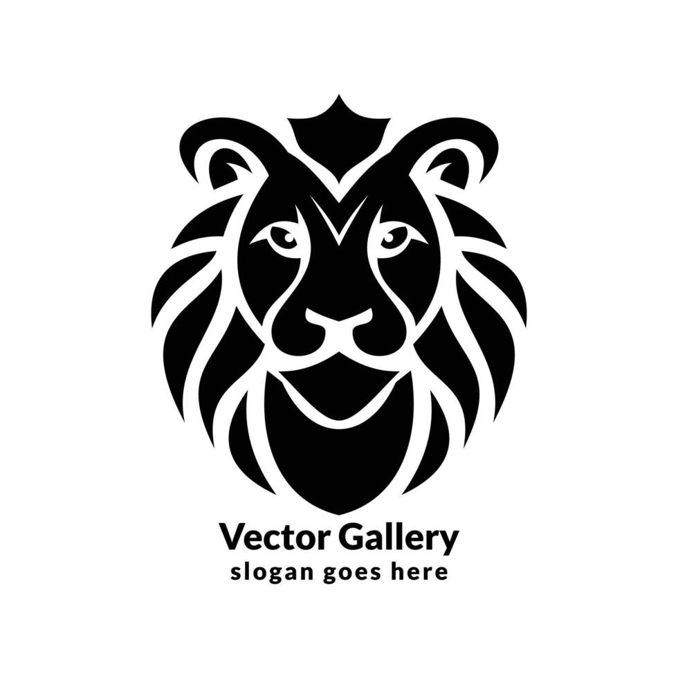 vector lion logo design