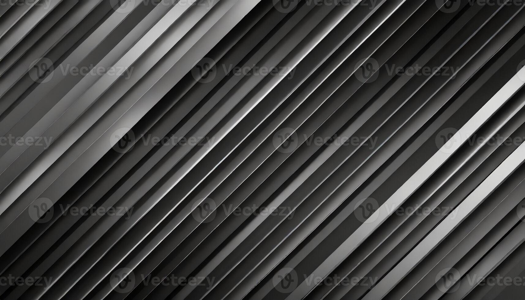 AI generated black geometric lines on the grey background photo